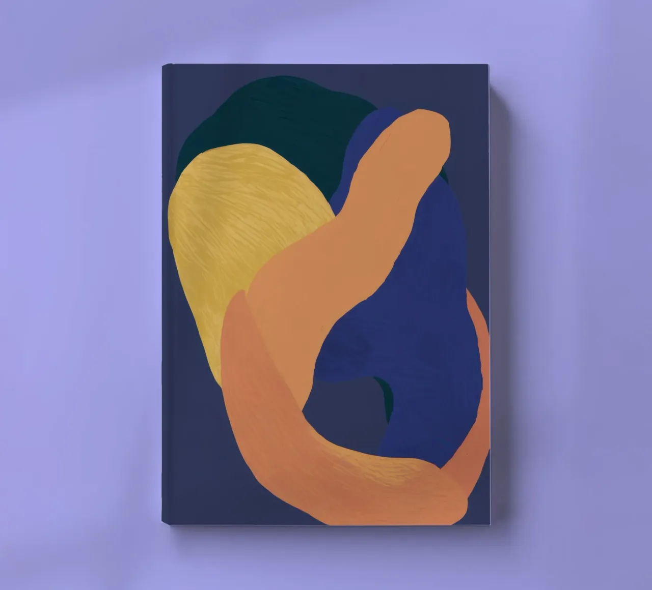 Abstract Somatic Forms notebook by Veil Maya