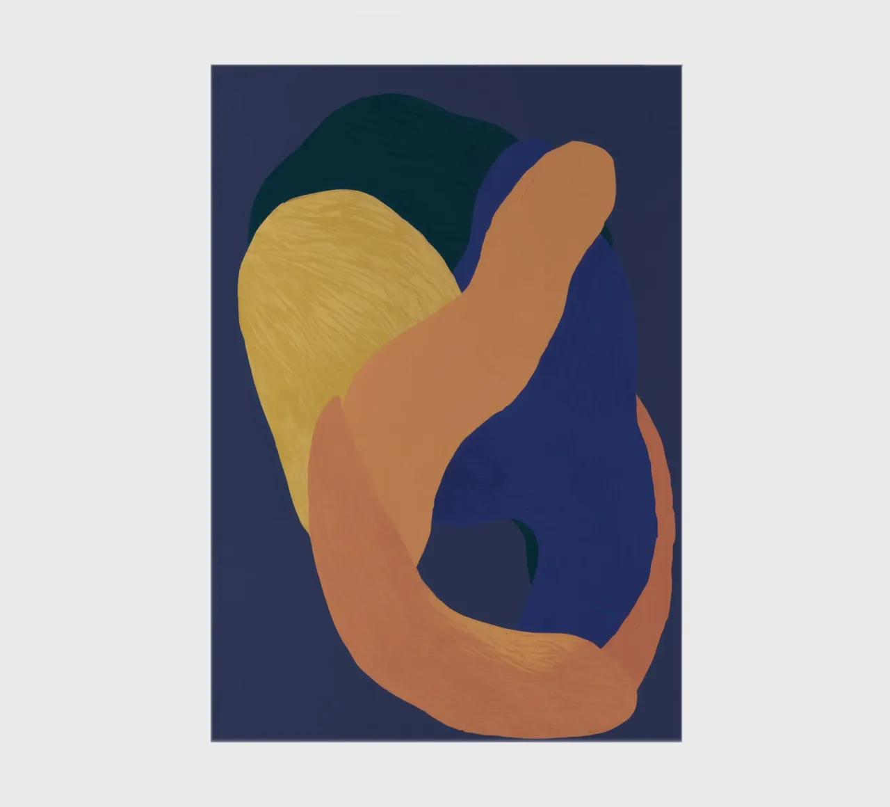 Abstract Somatic Forms notebook by Veil Maya