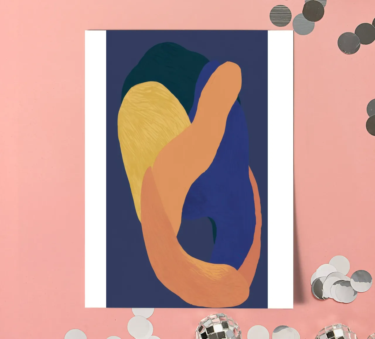 Abstract Somatic Forms sticker sheet by Veil Maya