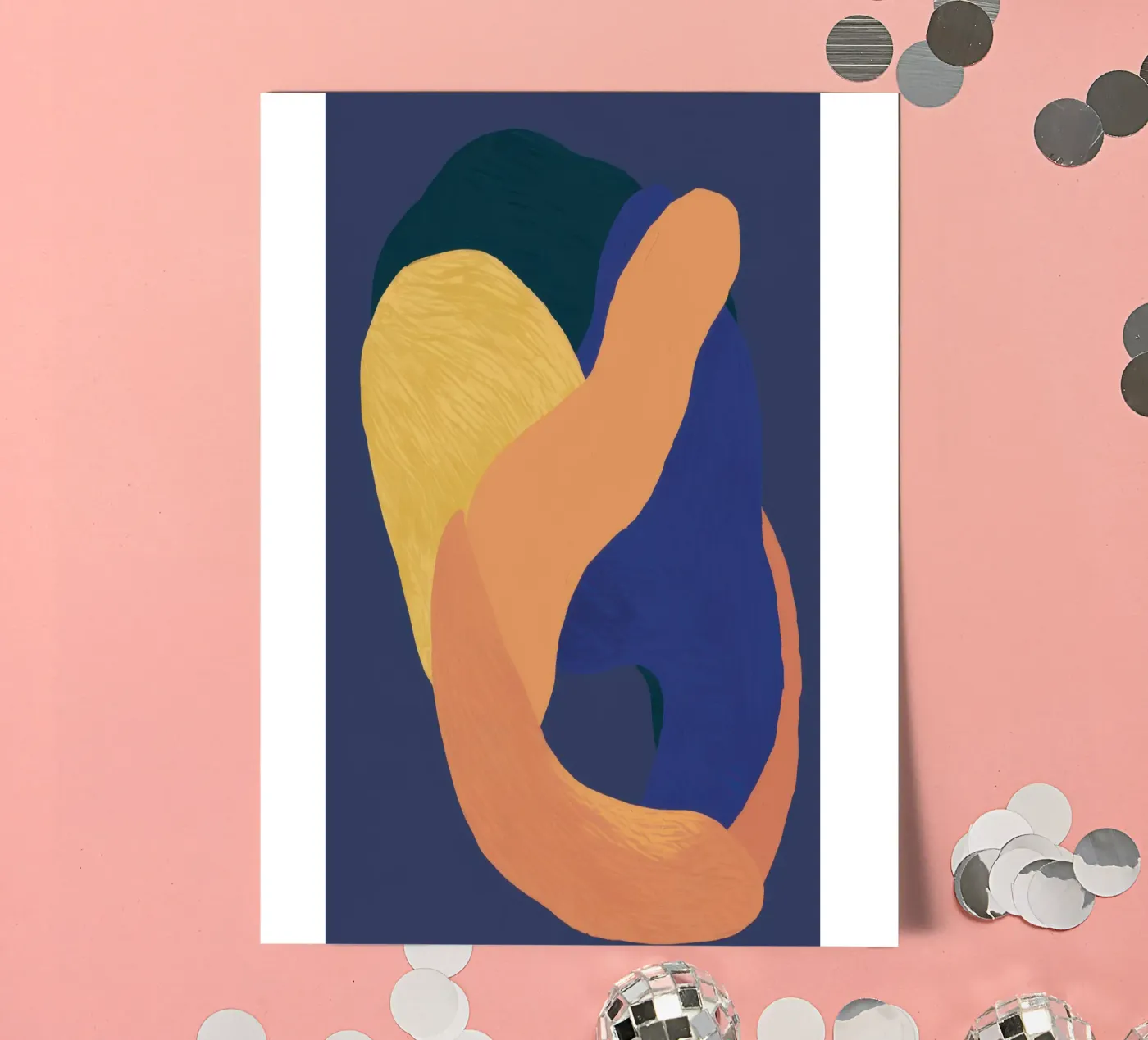 Abstract Somatic Forms sticker sheet by Veil Maya