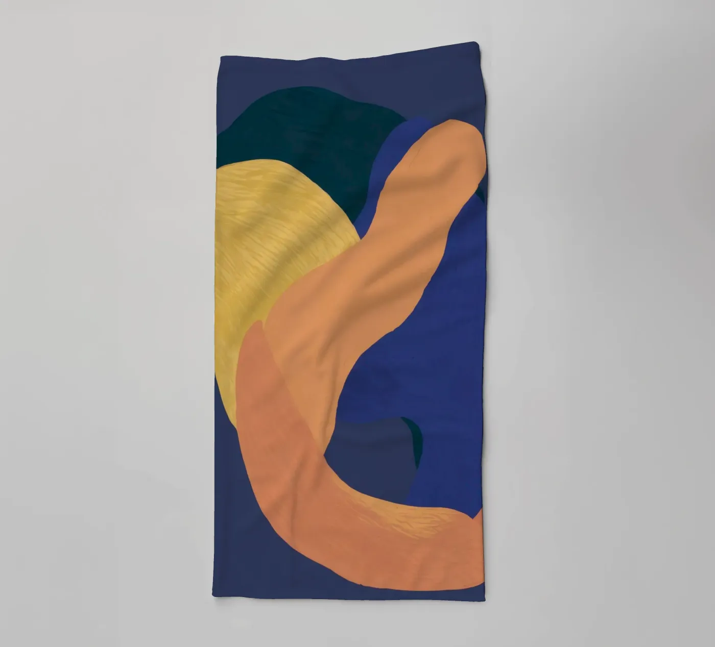 Abstract Somatic Forms towel by Veil Maya