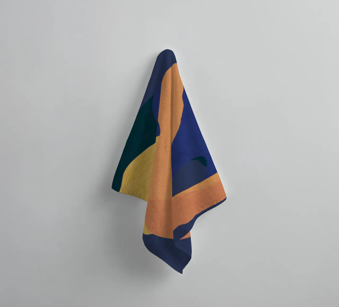 Abstract Somatic Forms towel by Veil Maya