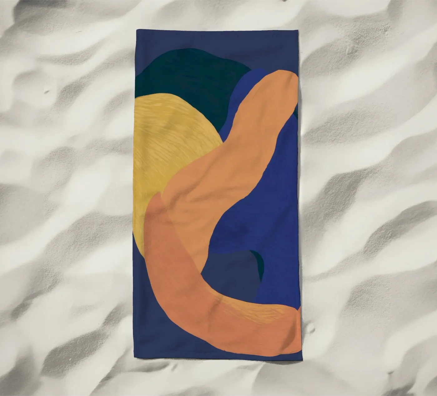 Forme somatiche astratte telo mare da Veil Maya