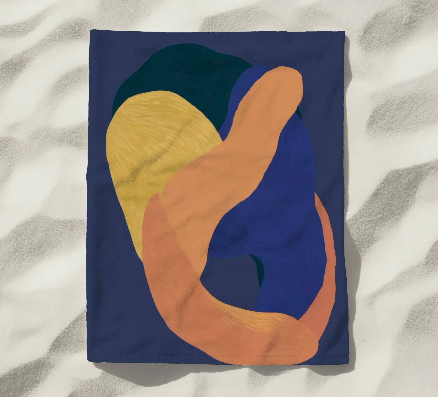 Forme somatiche astratte telo mare da Veil Maya