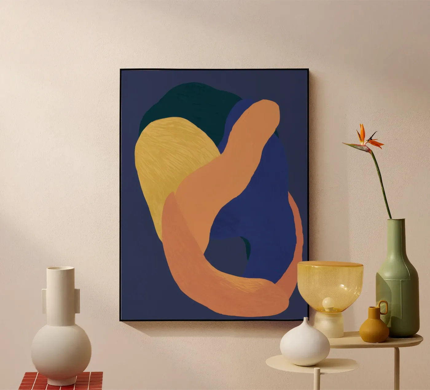 Formes somatiques abstraites plexiglas de Veil Maya