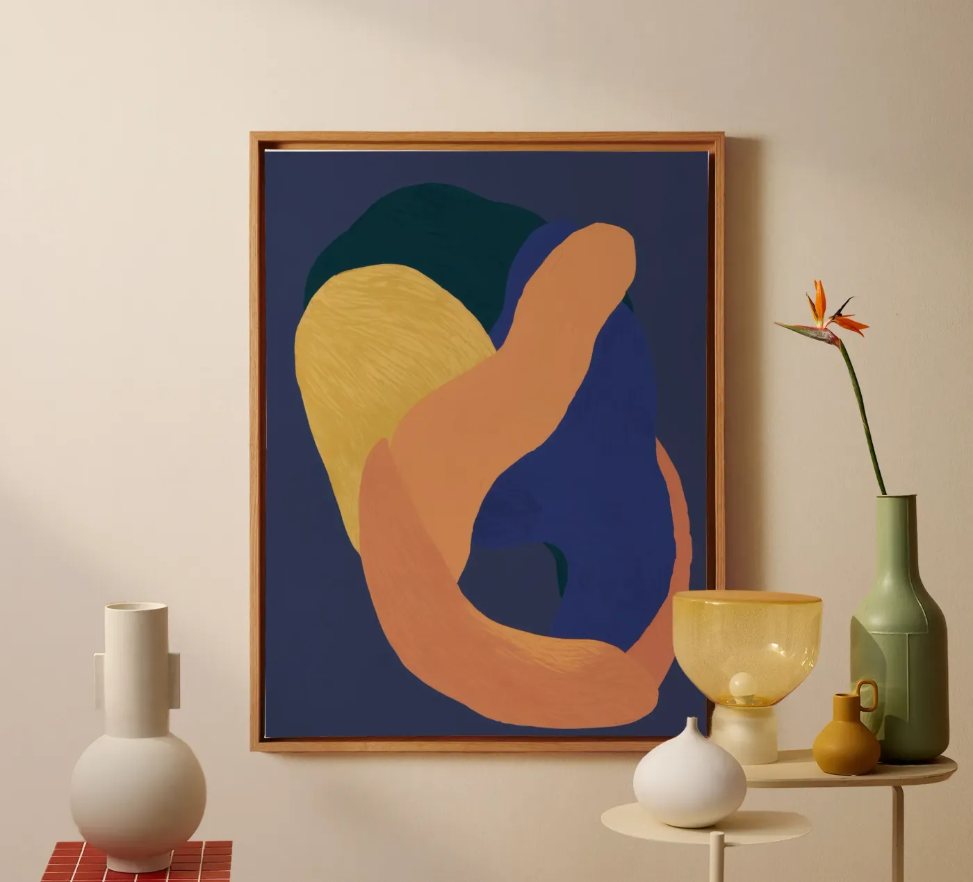 Forme somatiche astratte tela da Veil Maya