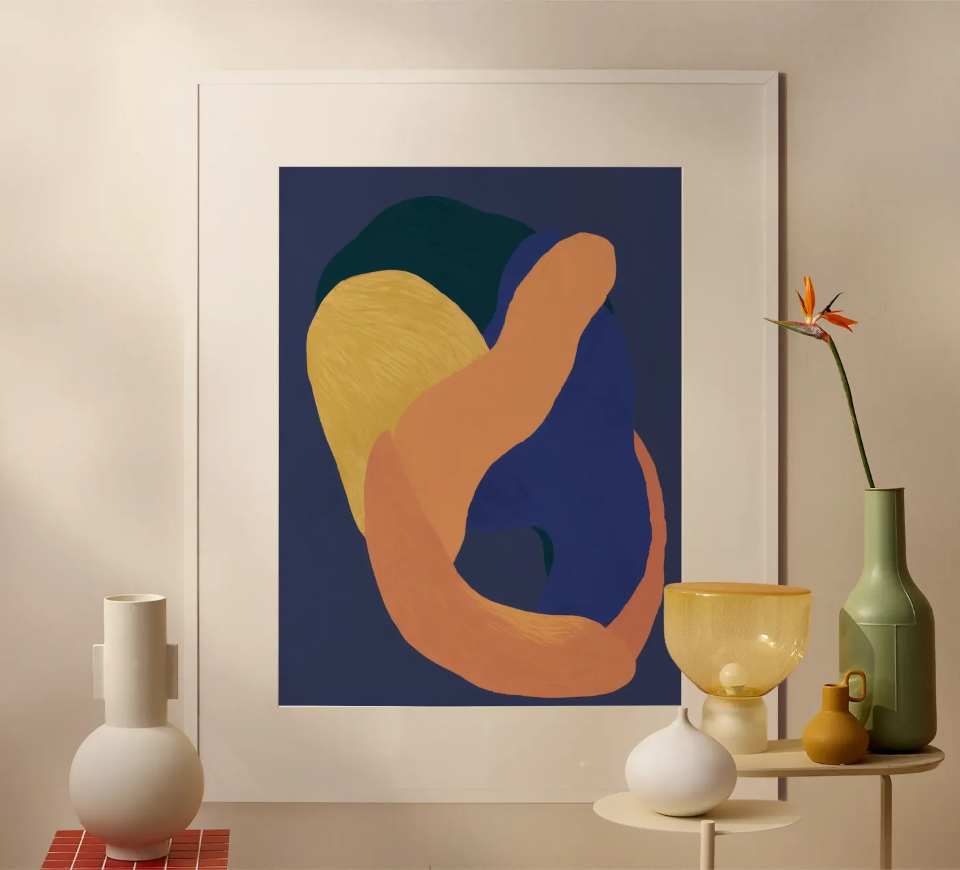 Abstract Somatic Forms Poster von Veil Maya