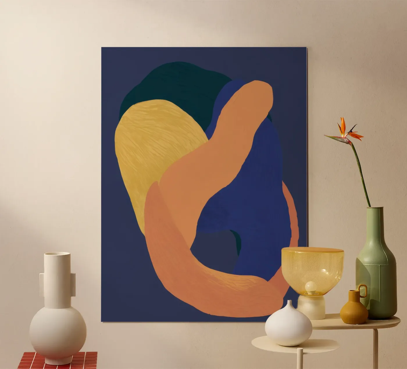 Abstract Somatic Forms Poster von Veil Maya