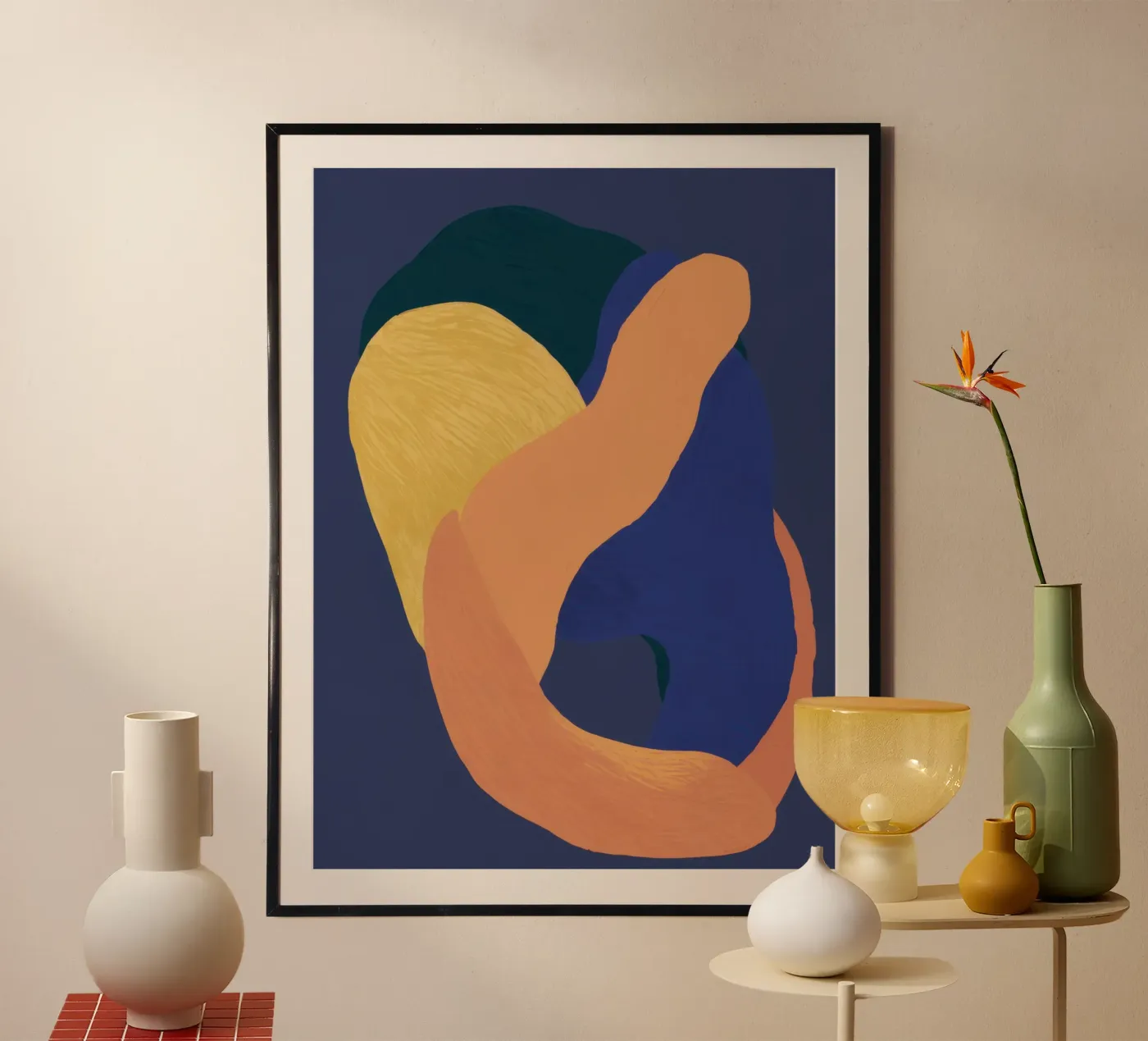 Abstract Somatic Forms Poster von Veil Maya