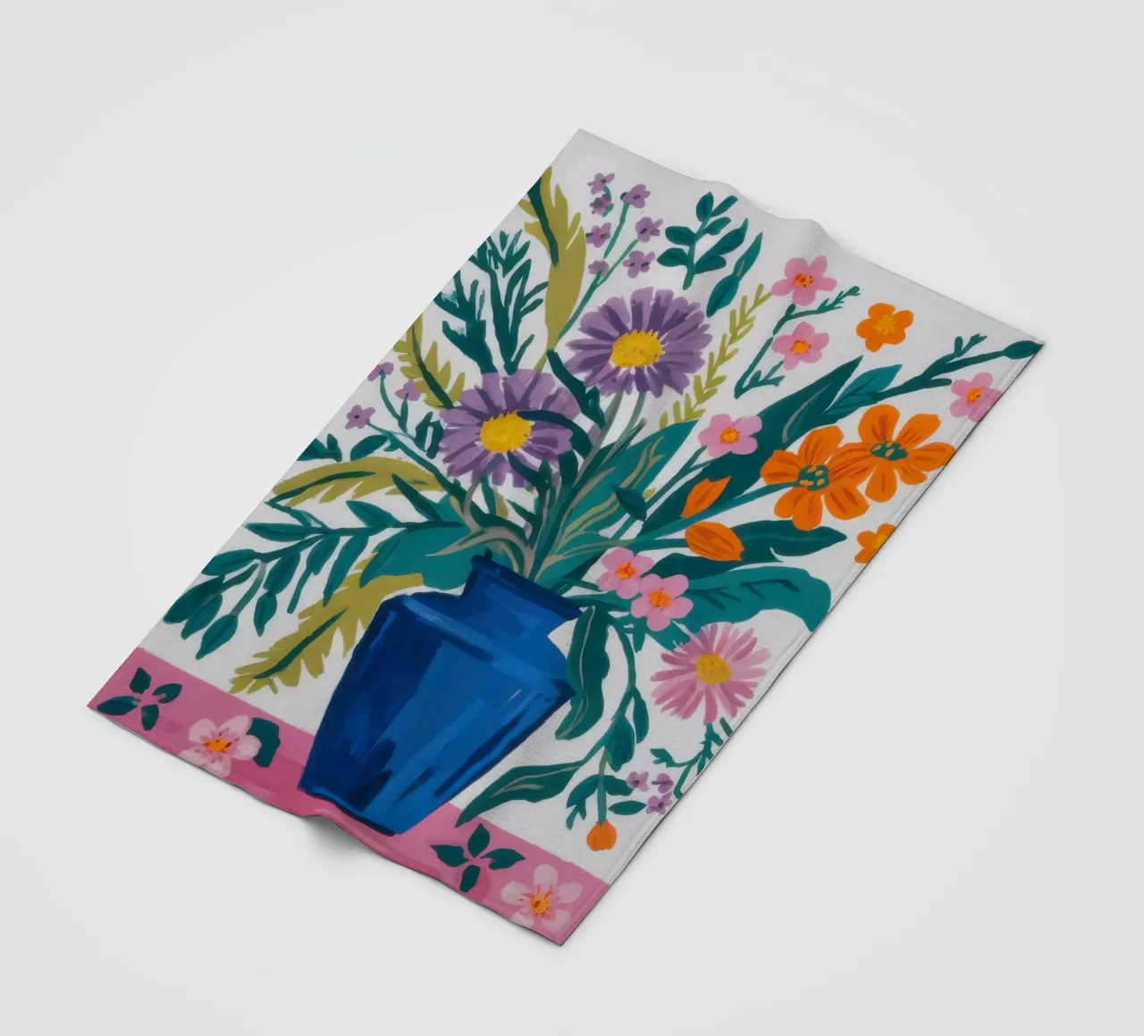 Fiore selvatico Verdant Burst coperta in pile da Prism Ritual