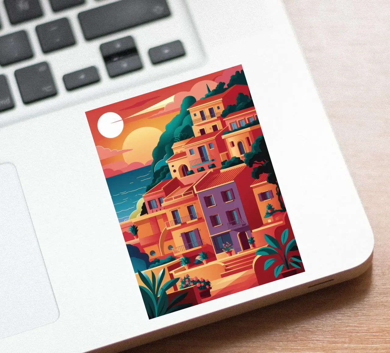 Coastal Chromatic Village sticker by Prism Ritual