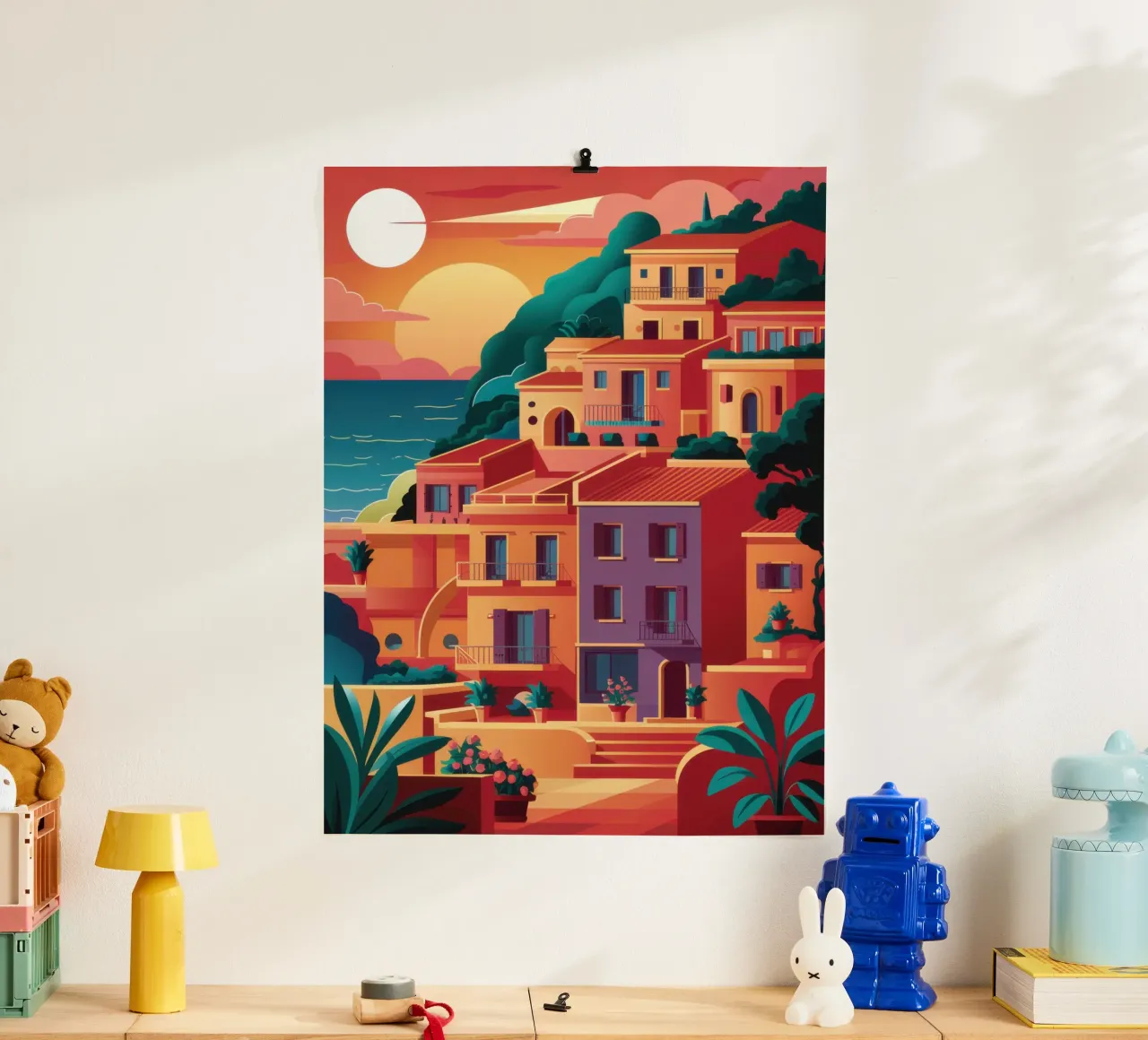 Coastal Chromatic Village hahnemühle by Prism Ritual