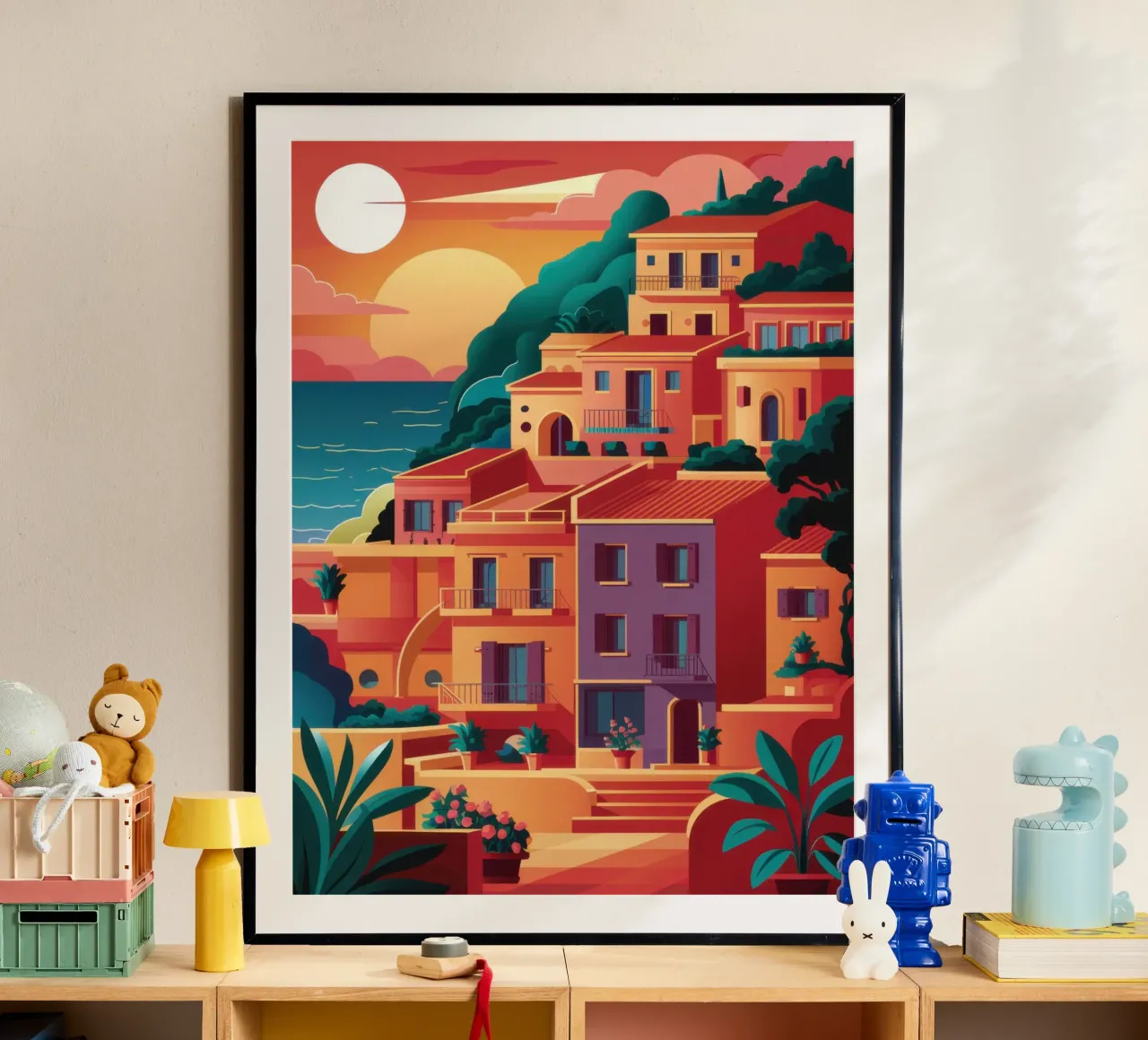 Coastal Chromatic Village hahnemühle by Prism Ritual