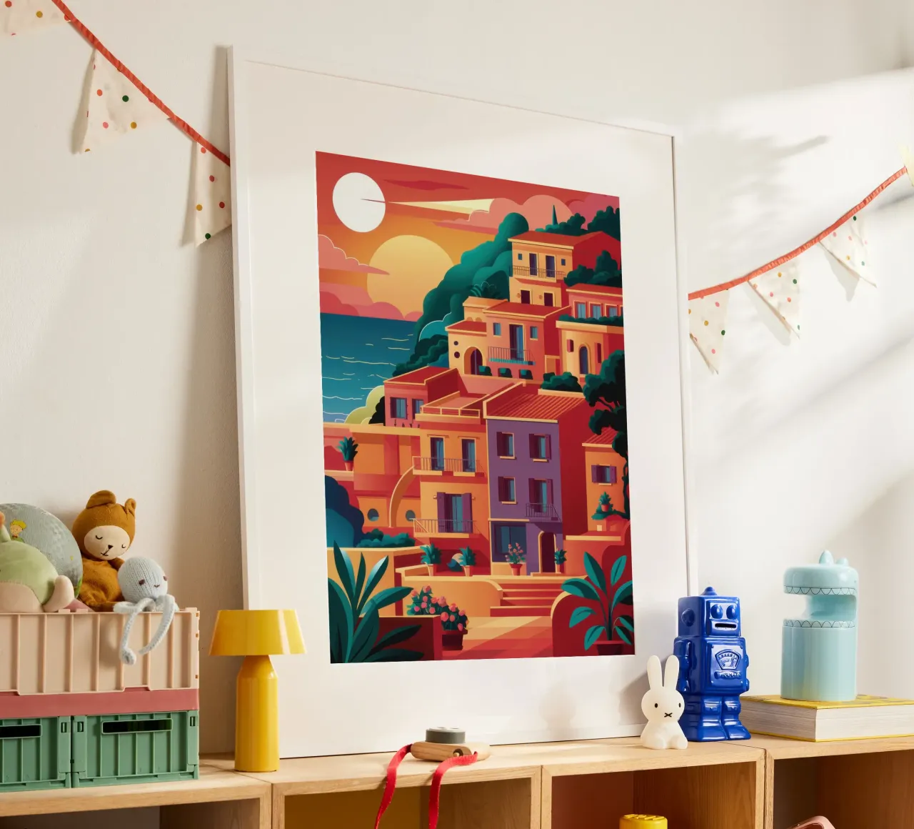 Coastal Chromatic Village hahnemühle by Prism Ritual