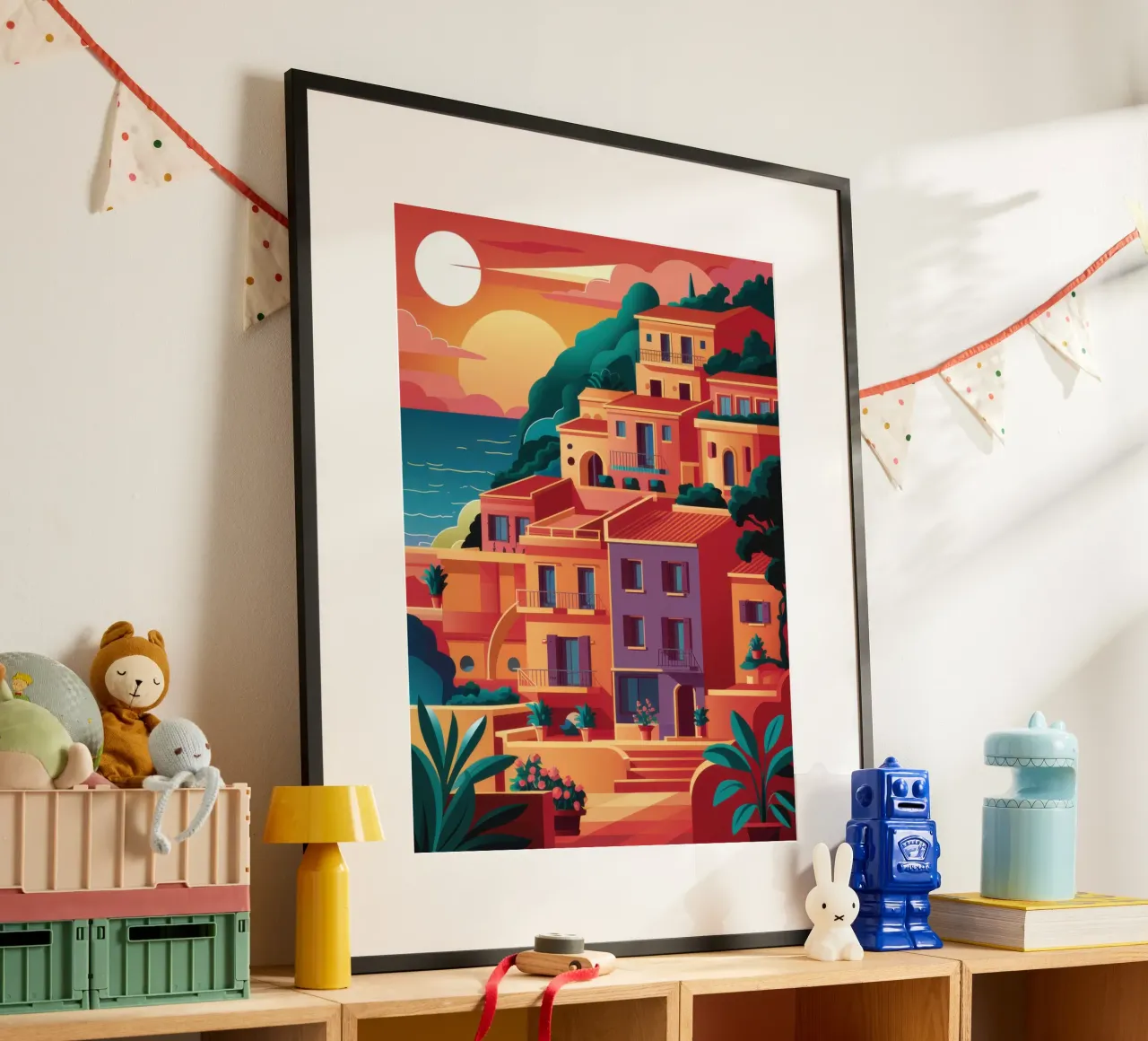 Coastal Chromatic Village hahnemühle by Prism Ritual