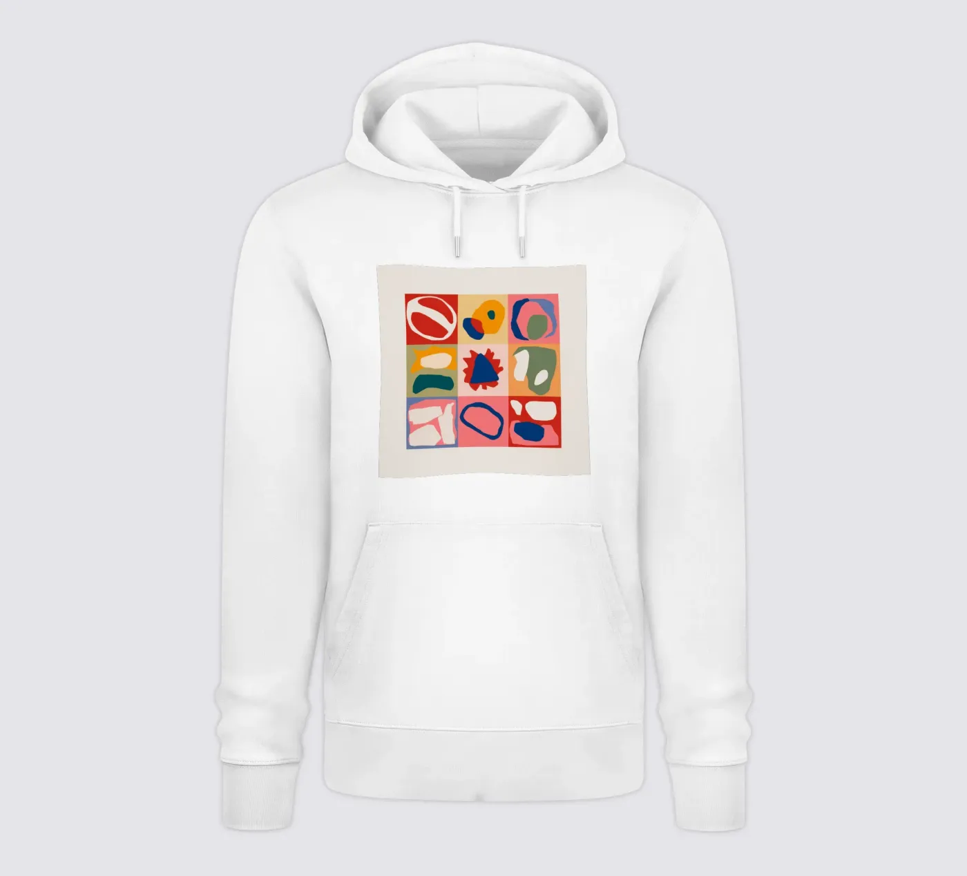 Playful Shape Patchwork hoodie by Prism Ritual