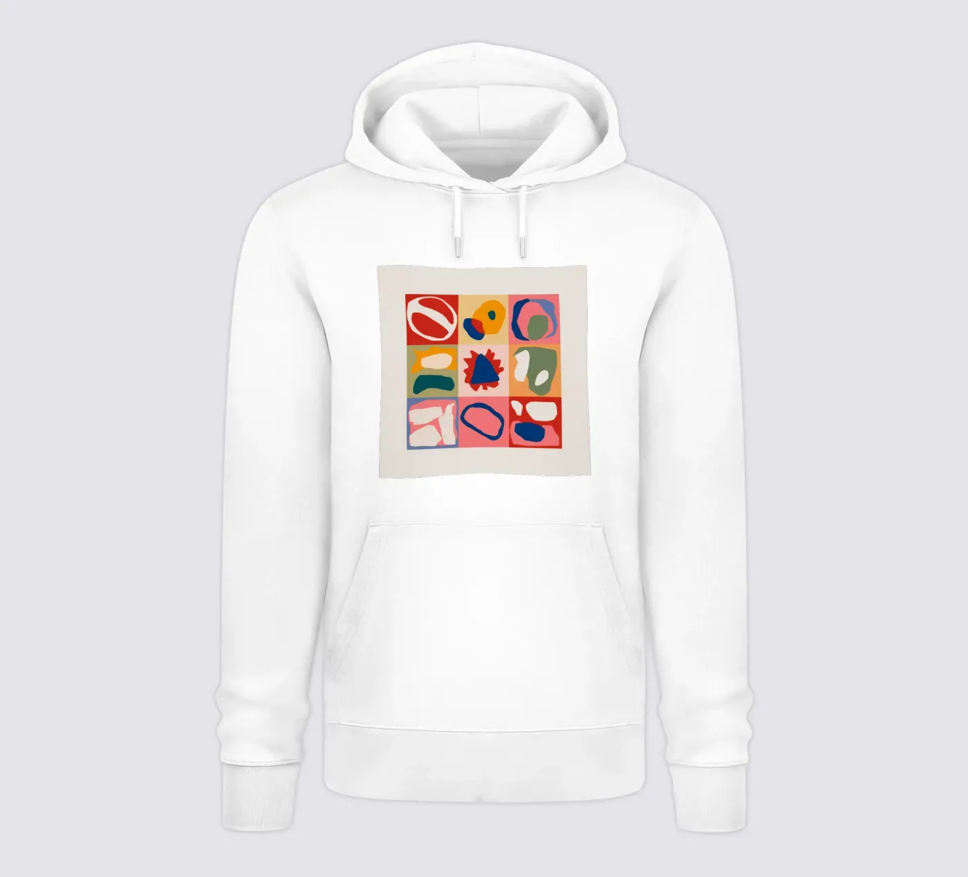 Playful Shape Patchwork hoodie by Prism Ritual