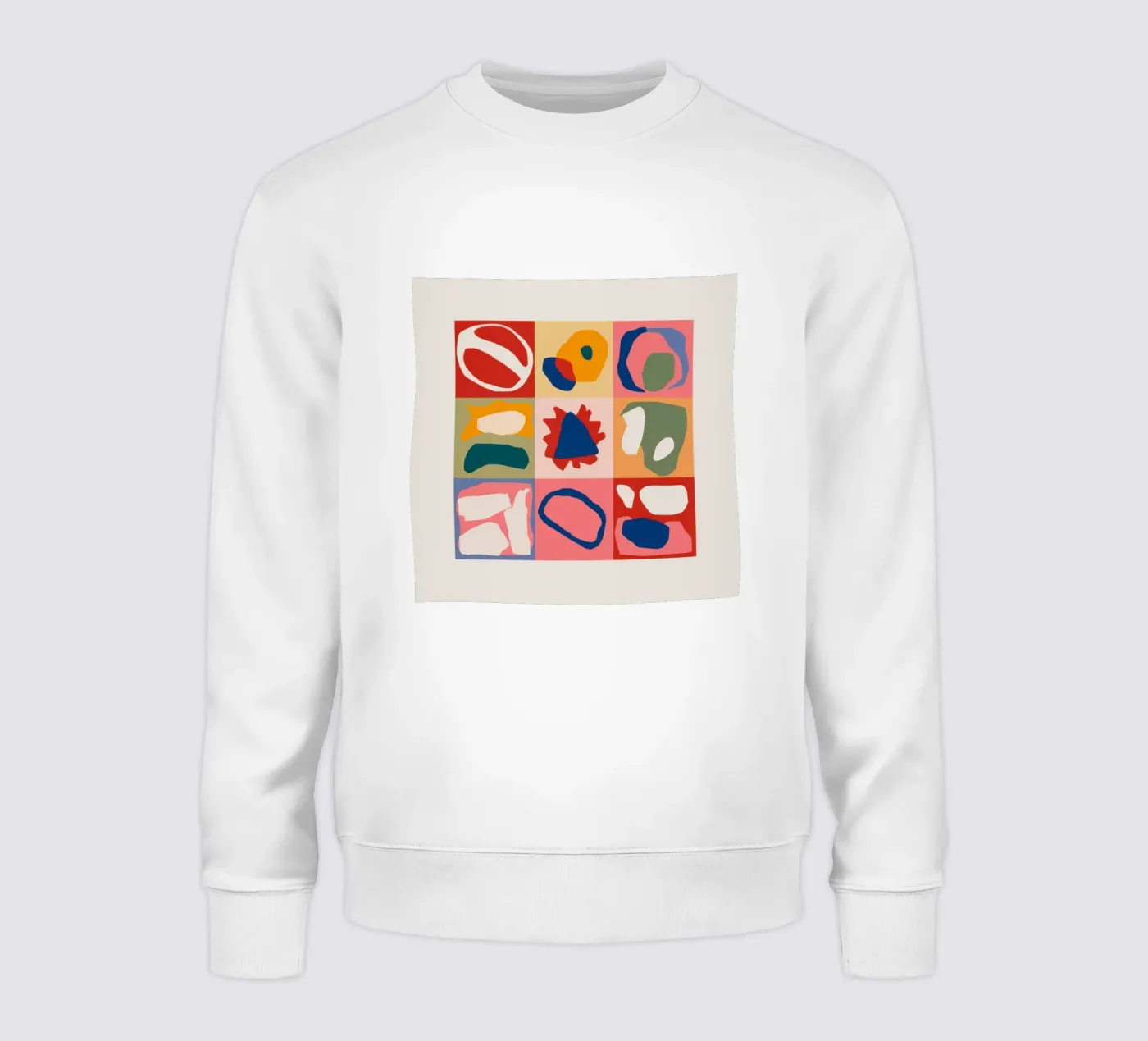 Playful Shape Patchwork Sweatshirt von Prism Ritual