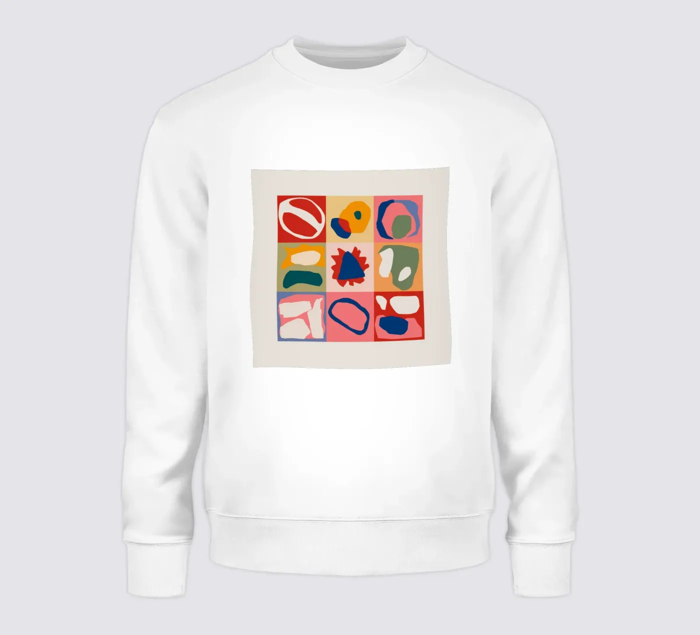 Playful Shape Patchwork Sweatshirt von Prism Ritual