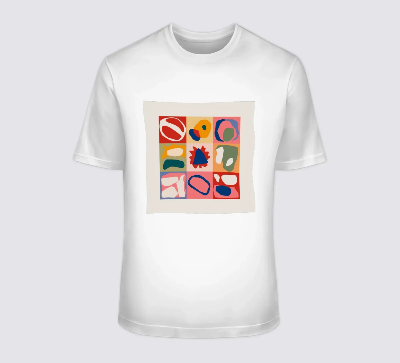 Playful Shape Patchwork t-shirt by Prism Ritual