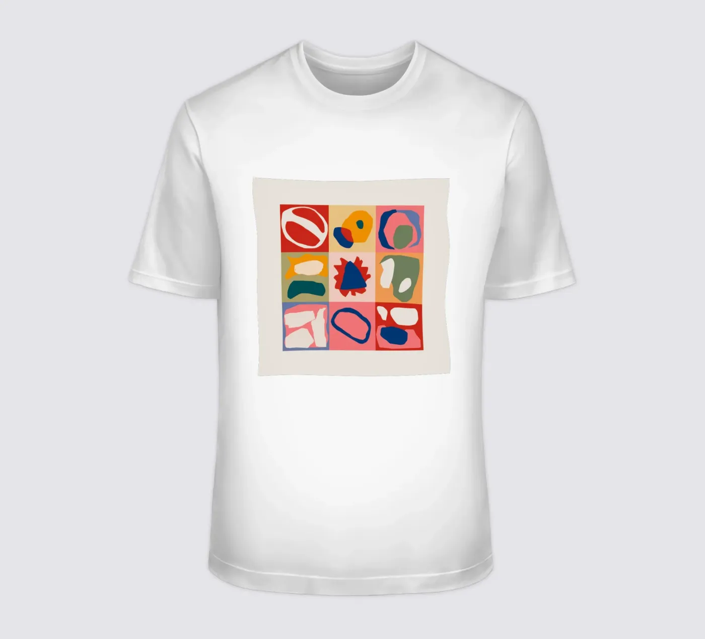 Playful Shape Patchwork t-shirt by Prism Ritual