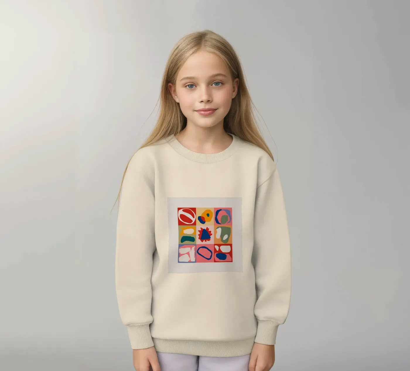 Playful Shape Patchwork kinder sweatshirt van Prism Ritual