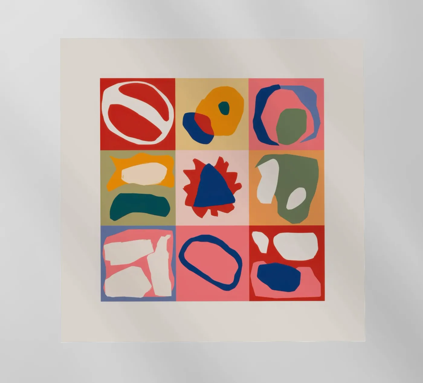 Playful Shape Patchwork Backlit Folie von Prism Ritual