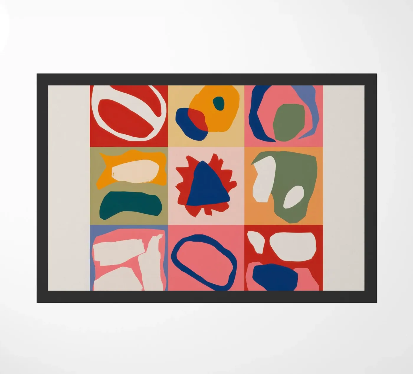 Playful Shape Patchwork deurmat van Prism Ritual