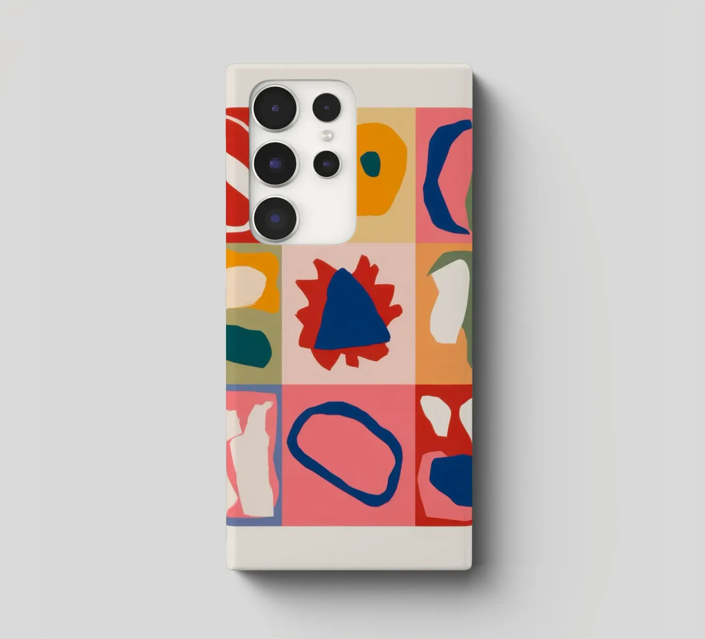 Playful Shape Patchwork samsung phone case by Prism Ritual