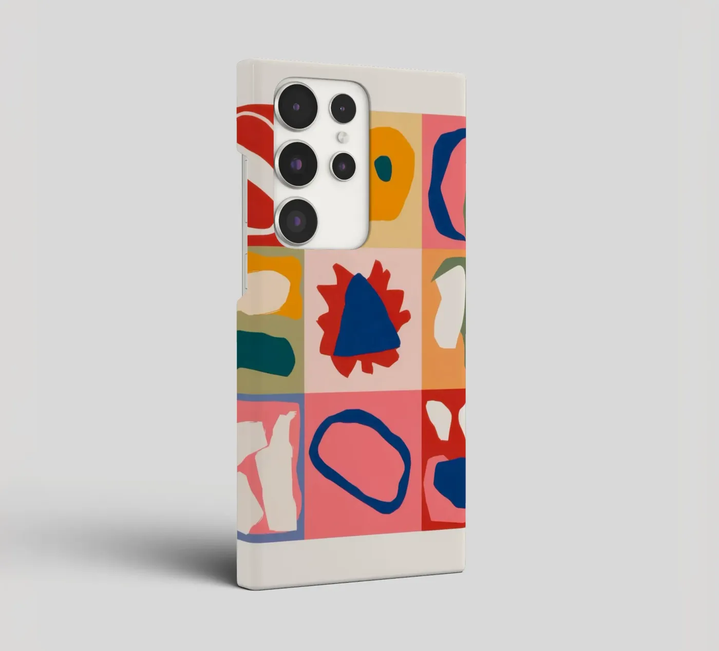 Playful Shape Patchwork samsung phone case by Prism Ritual