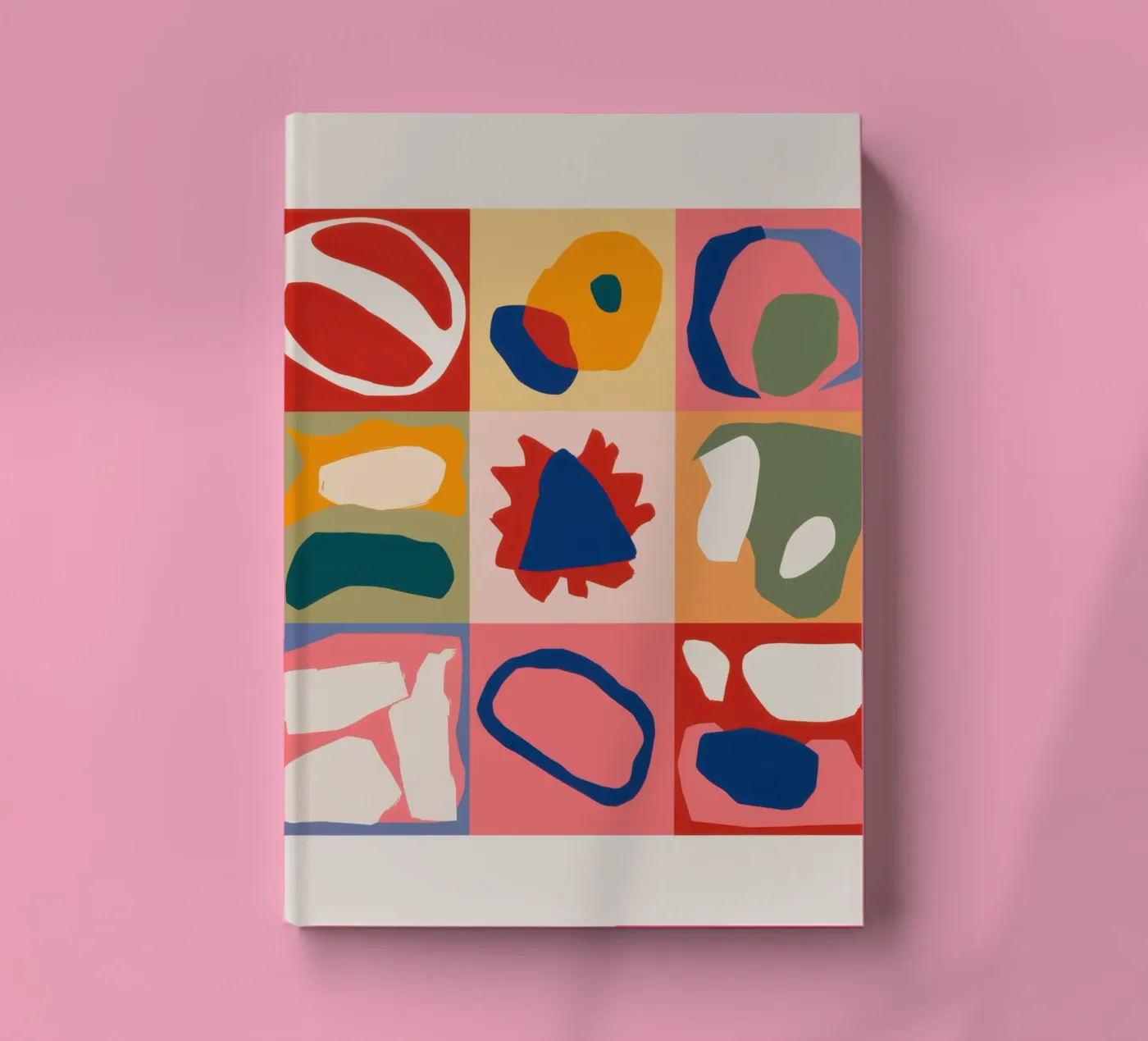 Playful Shape Patchwork notebook by Prism Ritual