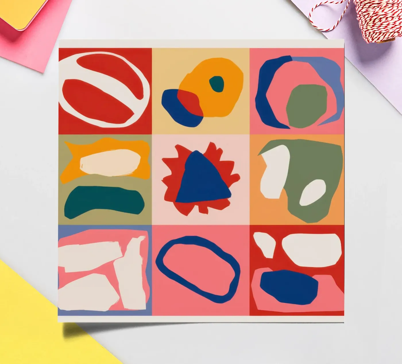 Playful Shape Patchwork foglio adesivo da Prism Ritual