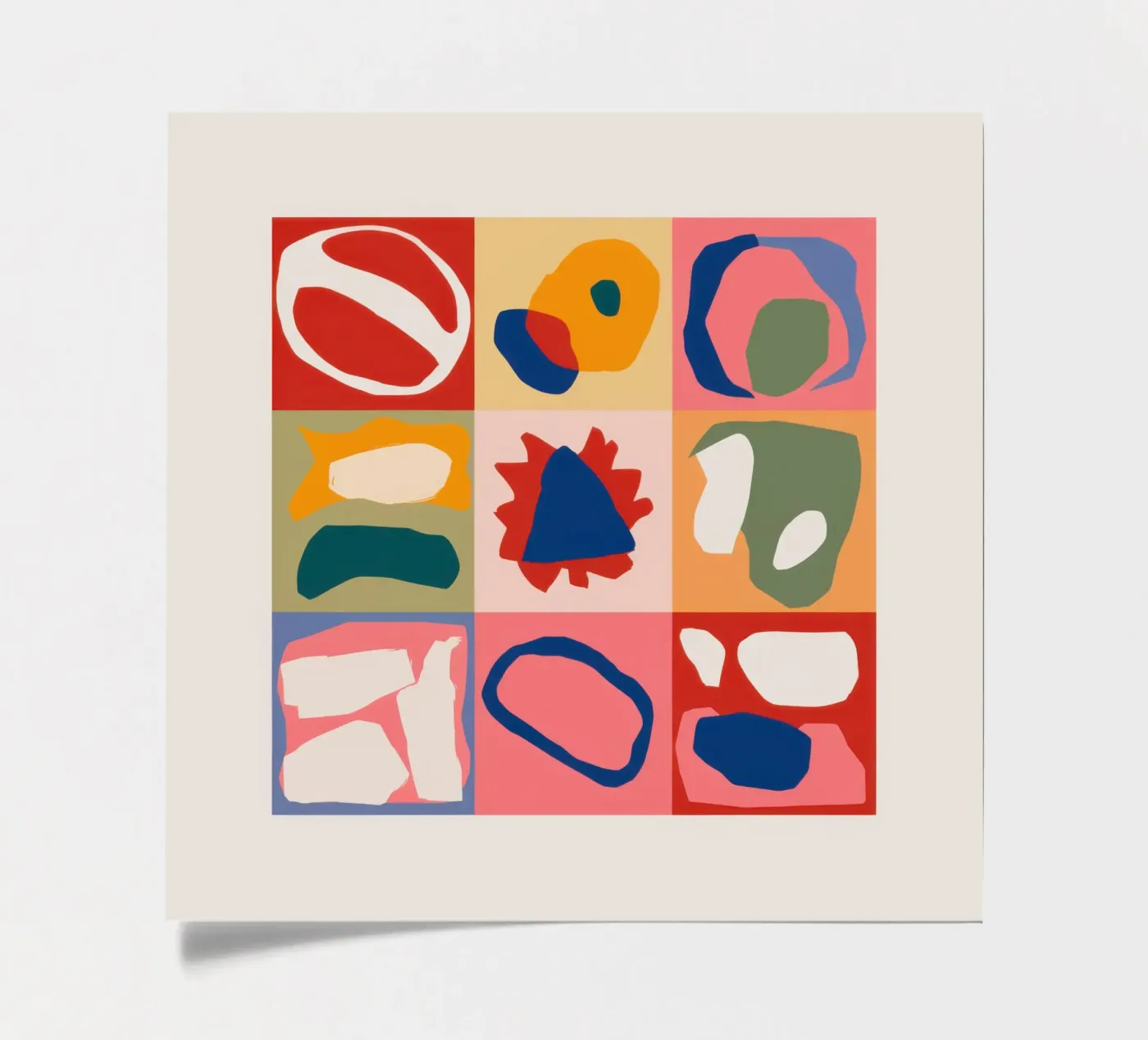 Playful Shape Patchwork Stickerbogen von Prism Ritual