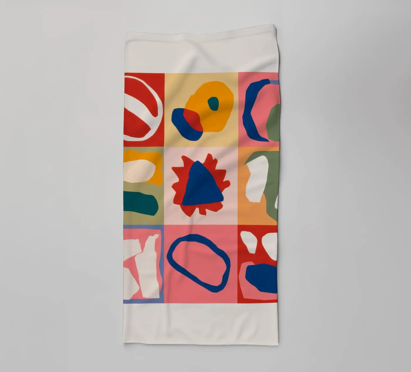 Playful Shape Patchwork asciugamano da bagno da Prism Ritual