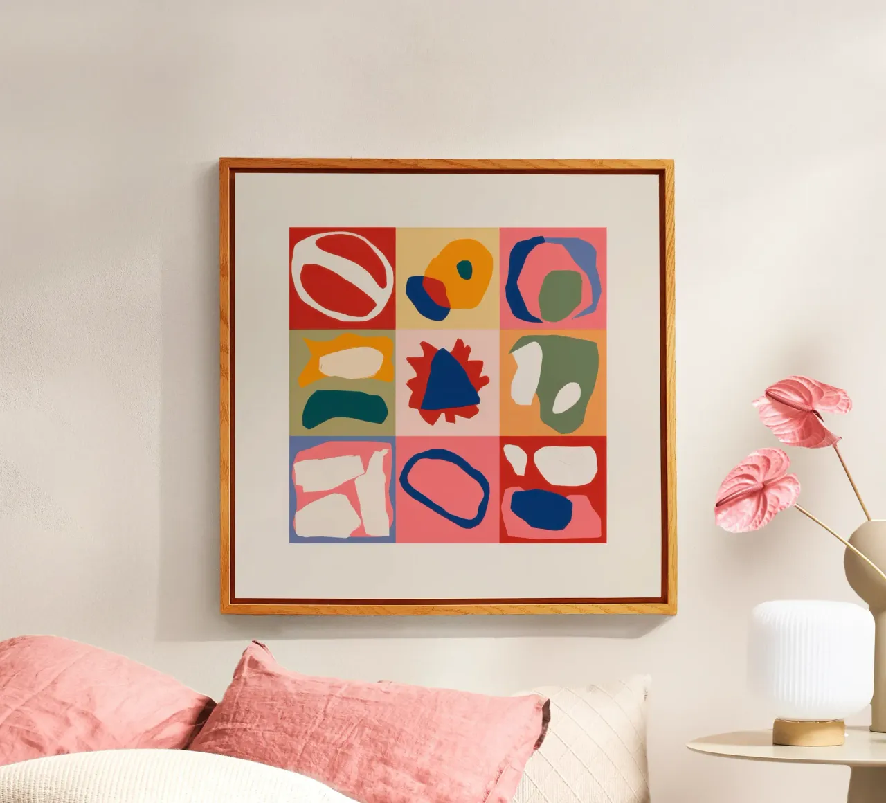 Patchwork di forme giocose plexiglass da Prism Ritual