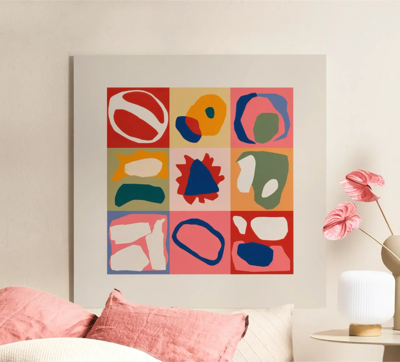 Patchwork di forme giocose plexiglass da Prism Ritual