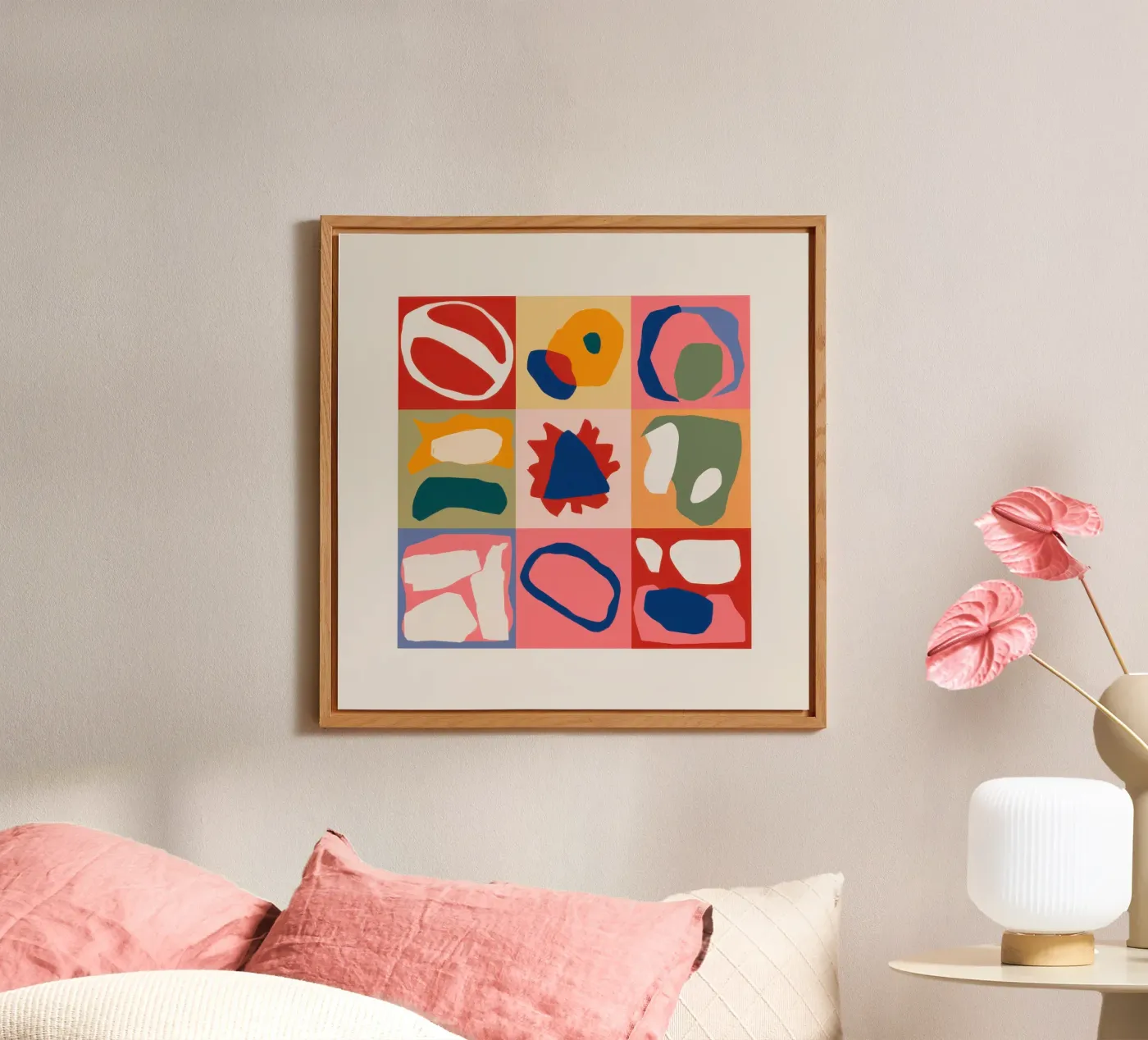 Playful Shape Patchwork Forex-Platte von Prism Ritual