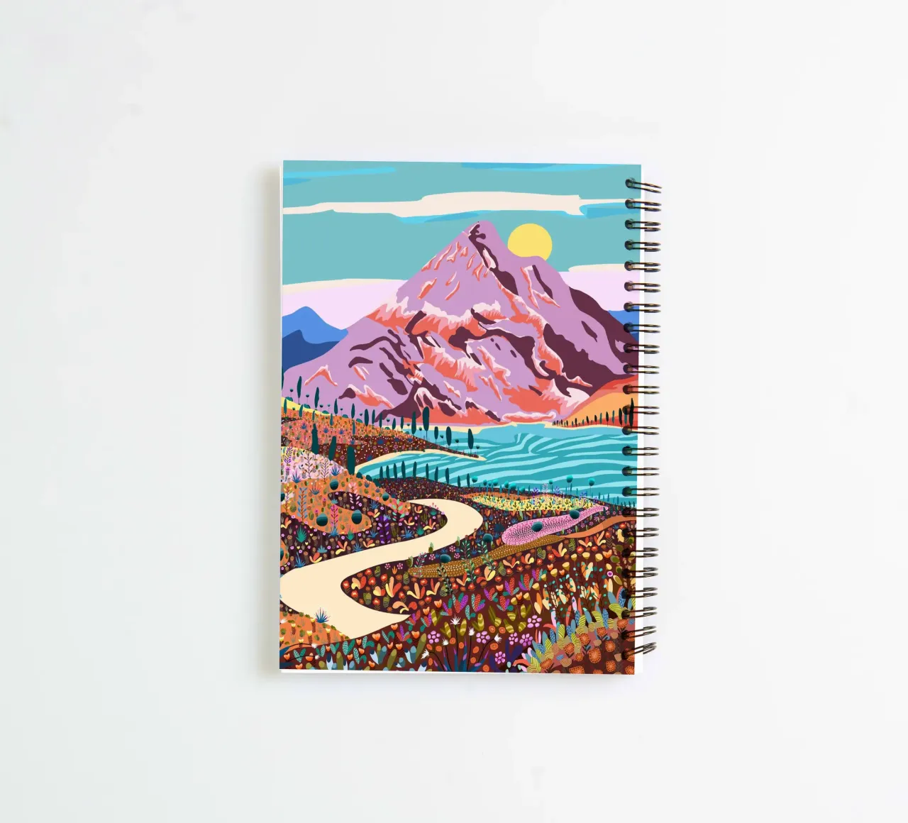 Alice In Wonder Valley spiral notebook by 83oranges