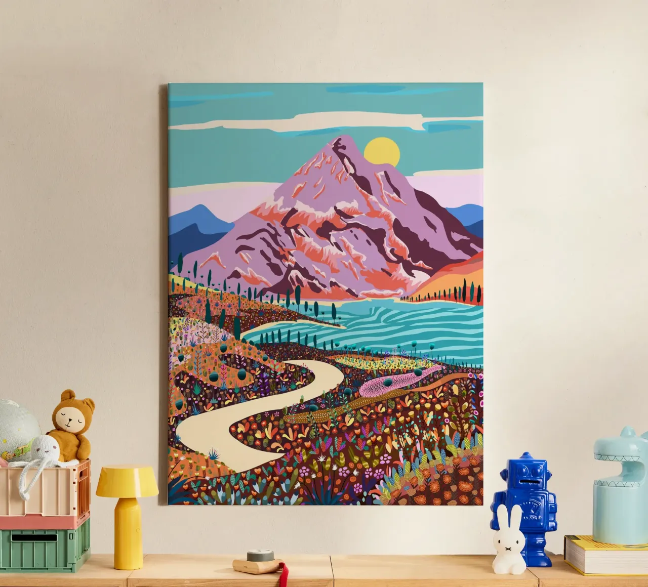 Alice In Wonder Valley canvas by 83oranges