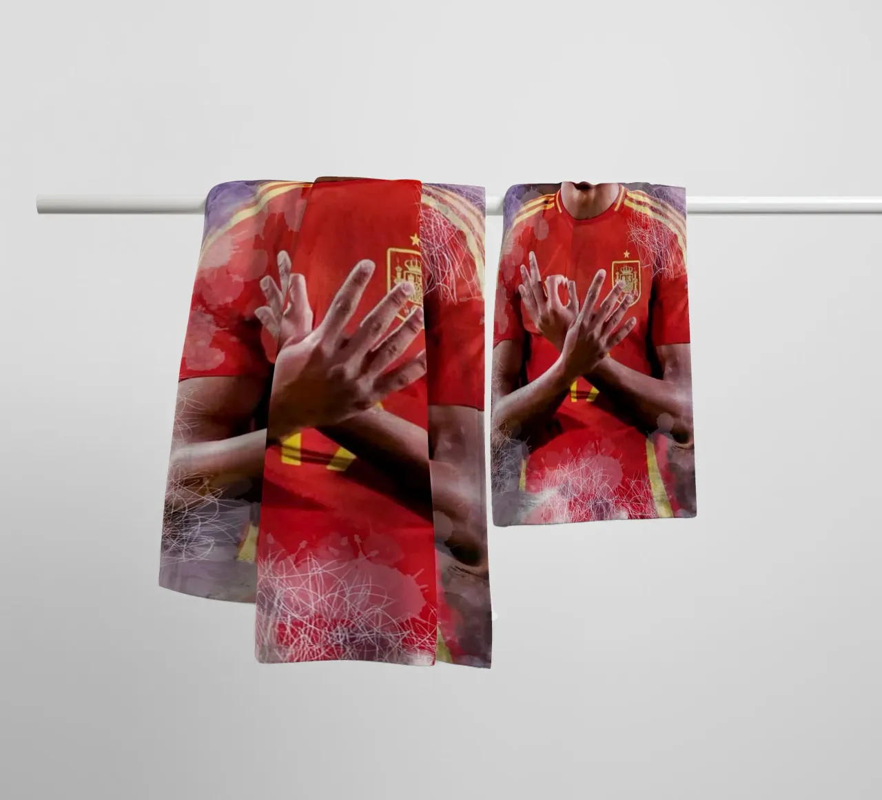 Lamine Yamal talent asciugamano da bagno da Lembayung art