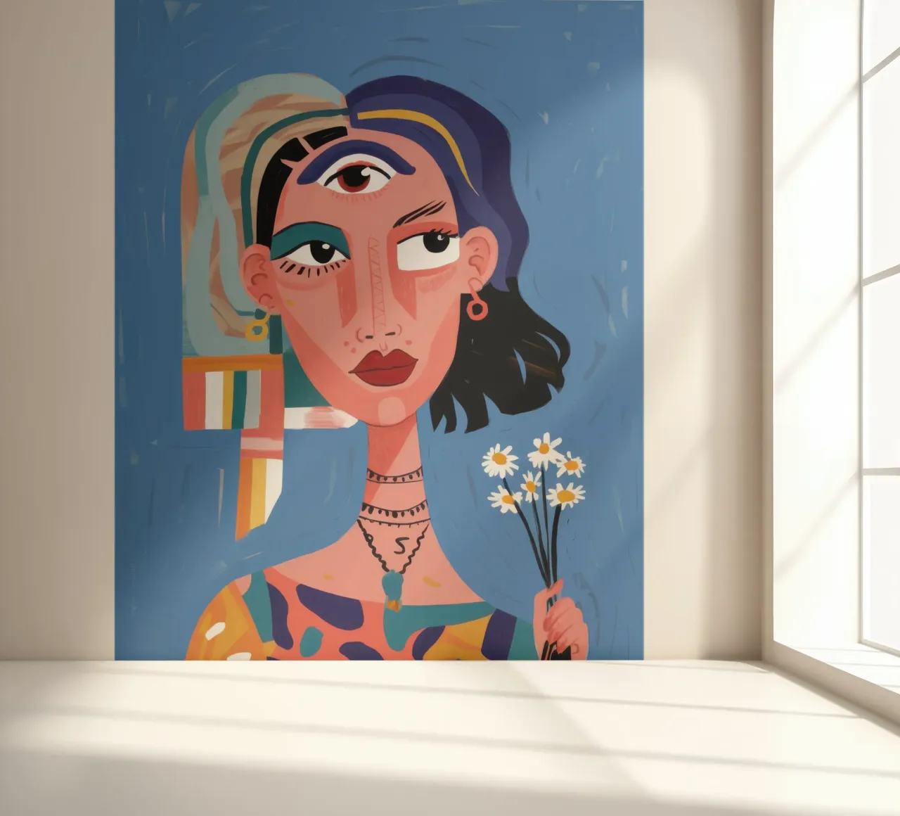 The Girl with Three Eyes photo wallpaper by Flock Reverie