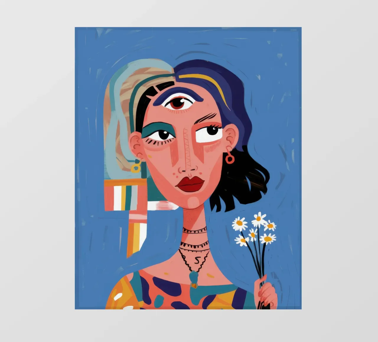 The Girl with Three Eyes photo wallpaper by Flock Reverie