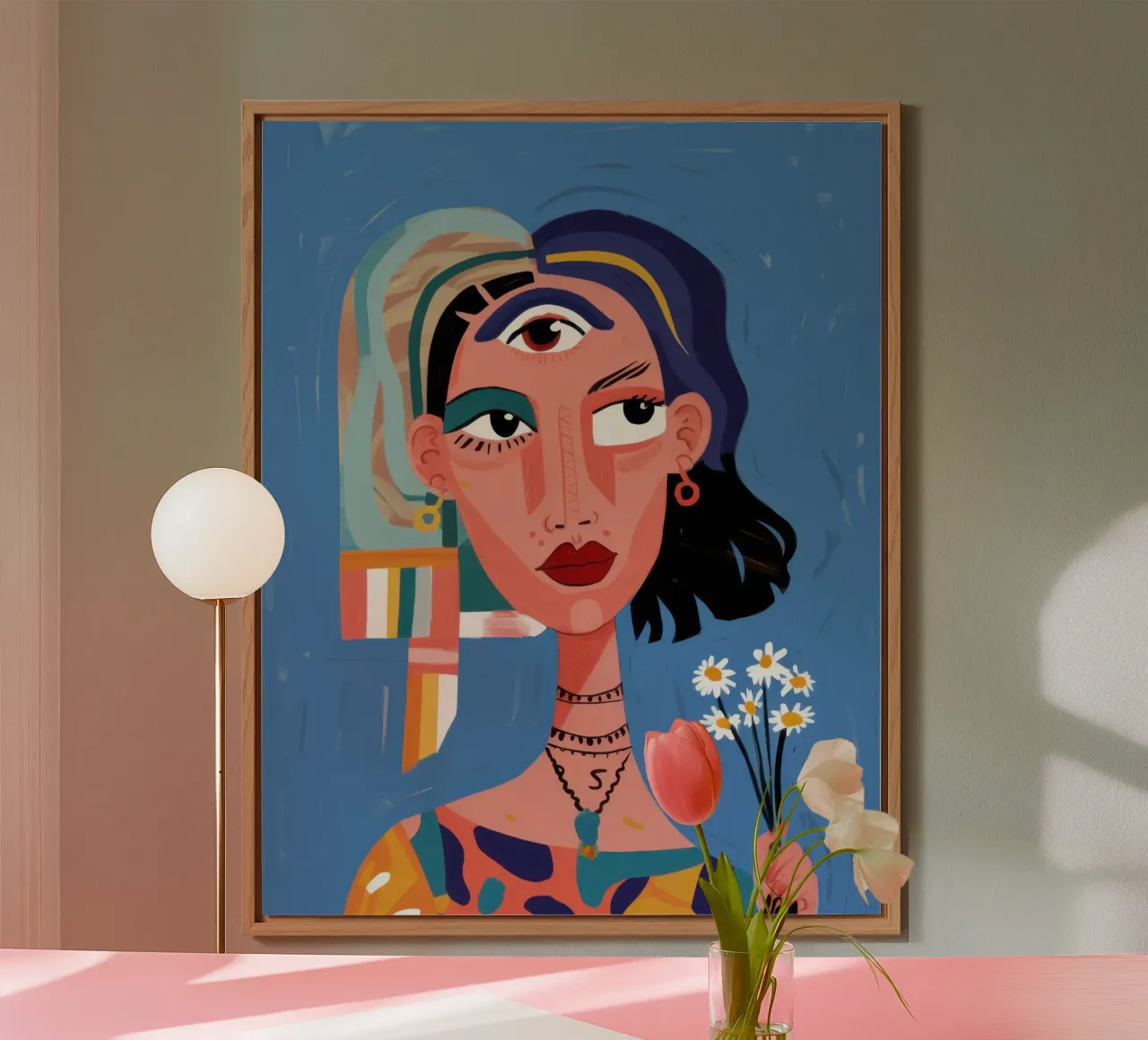 The Girl with Three Eyes forex plate by Flock Reverie