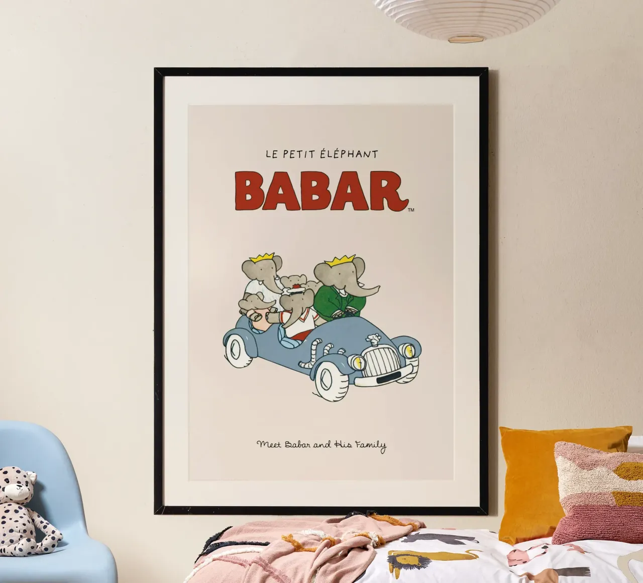 Babar - Incontra Babar e la sua famiglia poster da muench benjamin