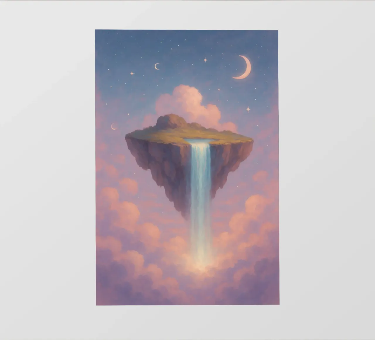 Cascate Celestiali - Un sogno sopra le nuvole pellicola backlit da Graceful Desine