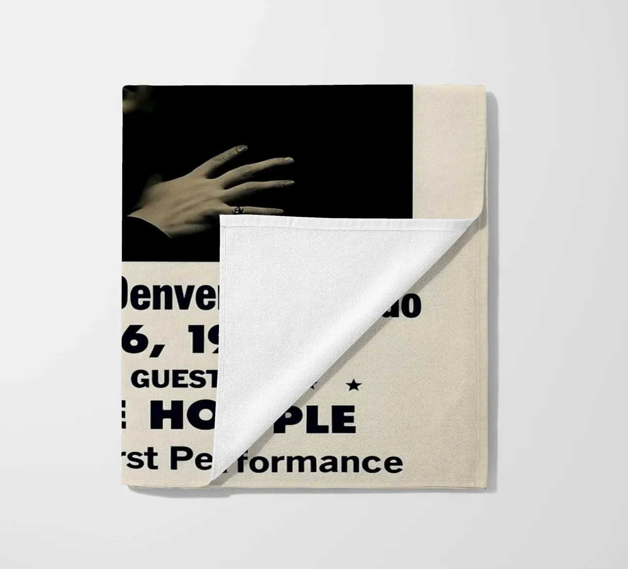 Queen Regis College Fieldhouse Denver, Colorado 16 1974 beach towel by DGUnder