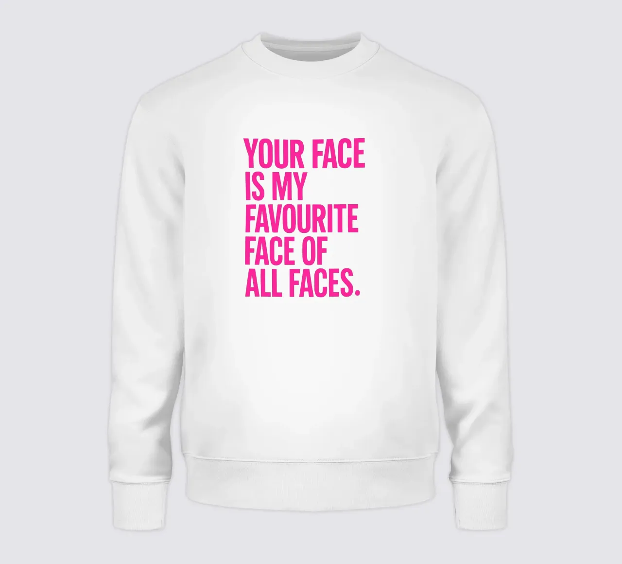 Dritto in faccia felpa da QuooodZ by MooodzArt