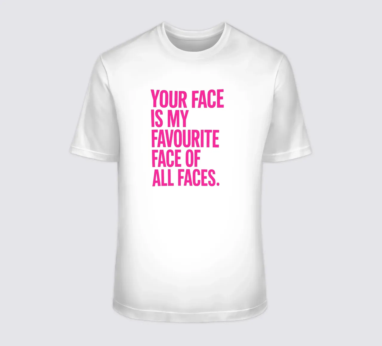 Dritto in faccia t-shirt da QuooodZ by MooodzArt