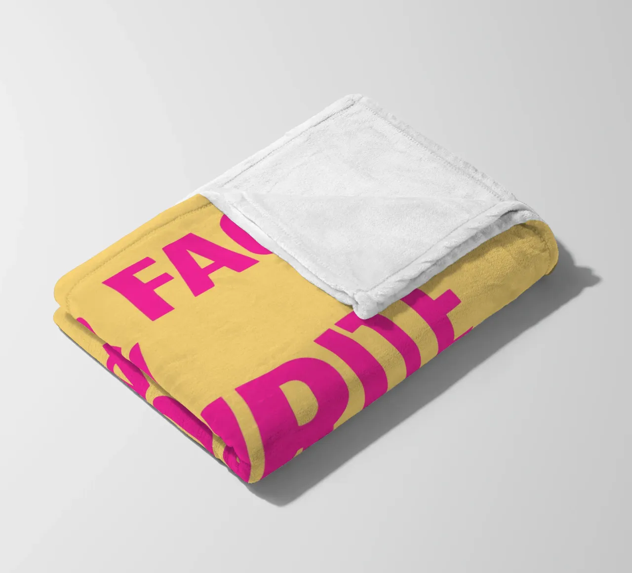 Dritto in faccia coperta in pile da QuooodZ by MooodzArt