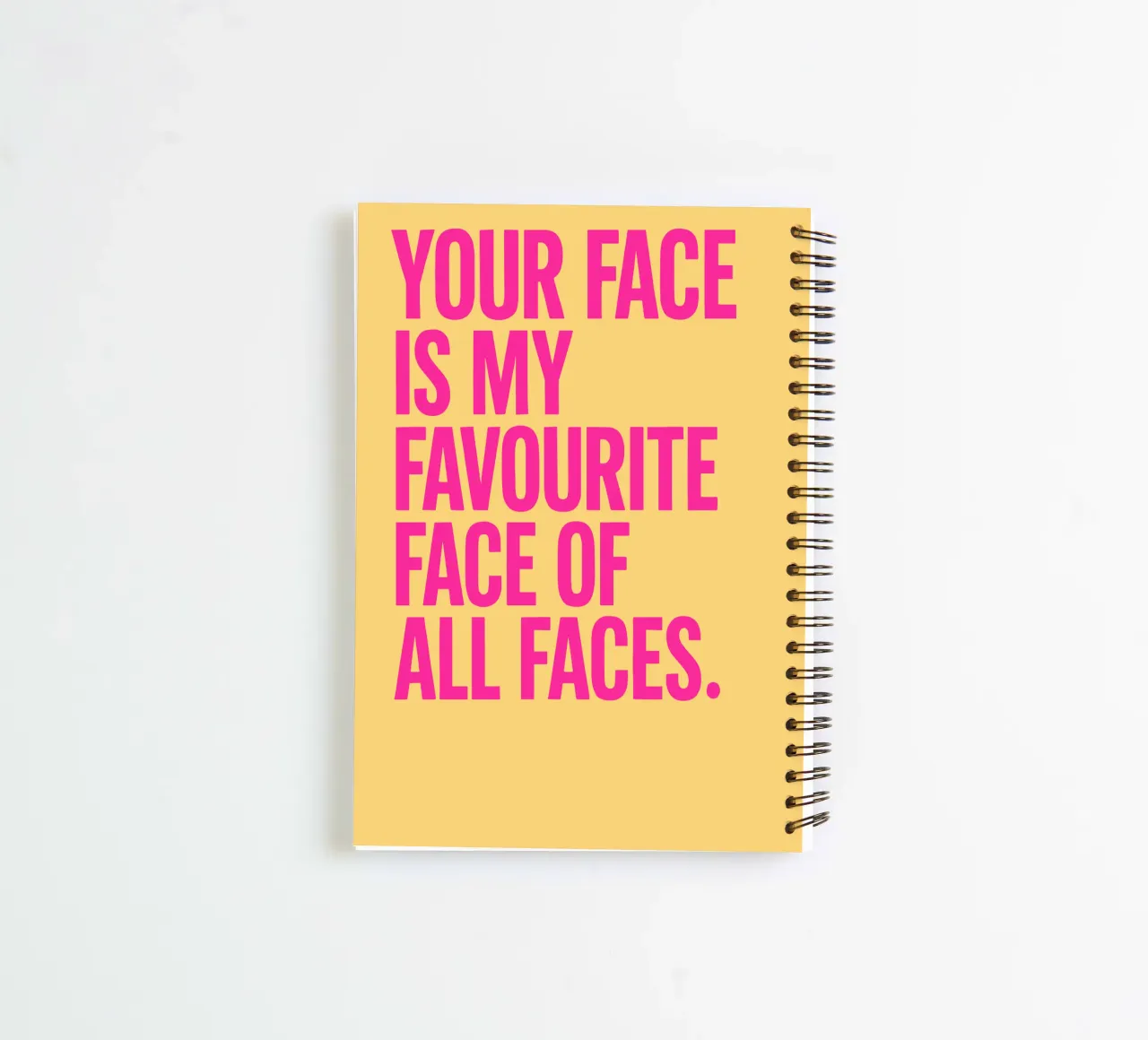 Straight to Your Face spiral notebook by QuooodZ by MooodzArt